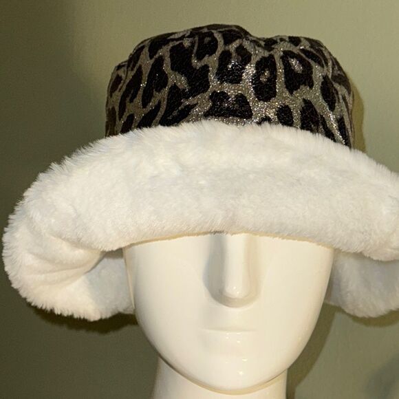 Marcus Adler metallic Leopard Print Bucket Hat - Picture 4 of 8